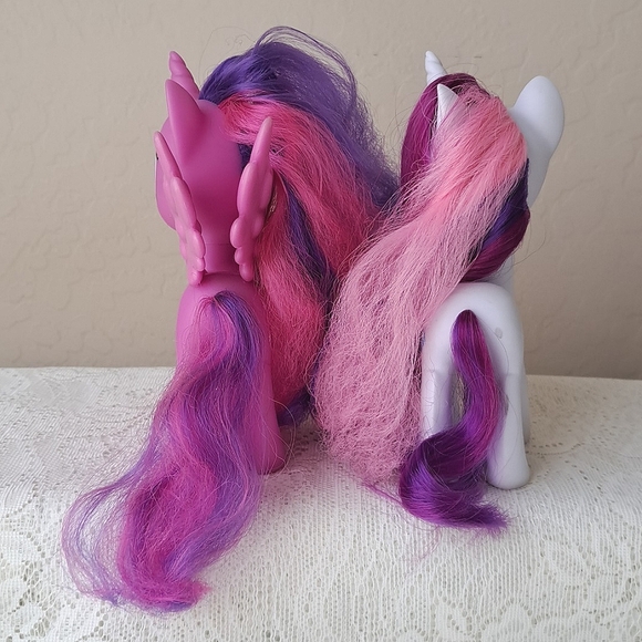 G4 MLP My Little Pony Rare Rarity & Twilight Sparkle Bundle Unicorn Pegasus 2016 - Picture 5 of 10